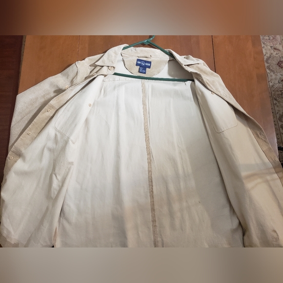 ALAN FLUSSER 100% Suede Men’s Shirt Medium Long Sleeve Button, New with Tags - Picture 5 of 13